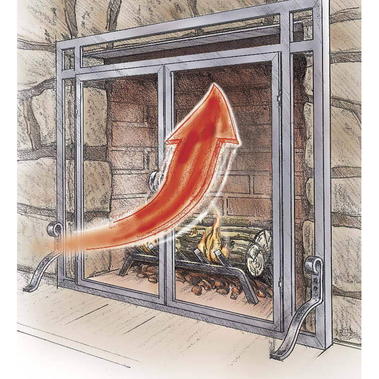 Plow & Hearth Large Pavenex Fireplace Blanket Stops Overnight Heat Loss
